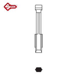 SILCA Universal CH Blade Car Key FO21CH