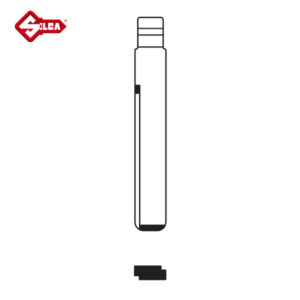 SILCA Universal CH Blade Car Key GM45CH