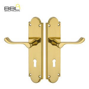 LOCK WORX 8″ BP Victorian Scroll Keyhole Mild Steel Handle LWIM-1101BP-1
