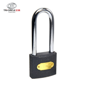TRI-CIRCLE Iron Padlock TR363LS-C