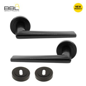 BBL Handle on Rose Aluminium Handle BBI-AL21902B-BL
