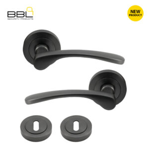 BBL Handle on Rose Aluminium Handle BBI-AL22302B-MS