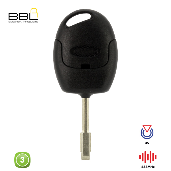 BBL Remote Ford Shape 3 Button REMC-FORD-09B-1_C