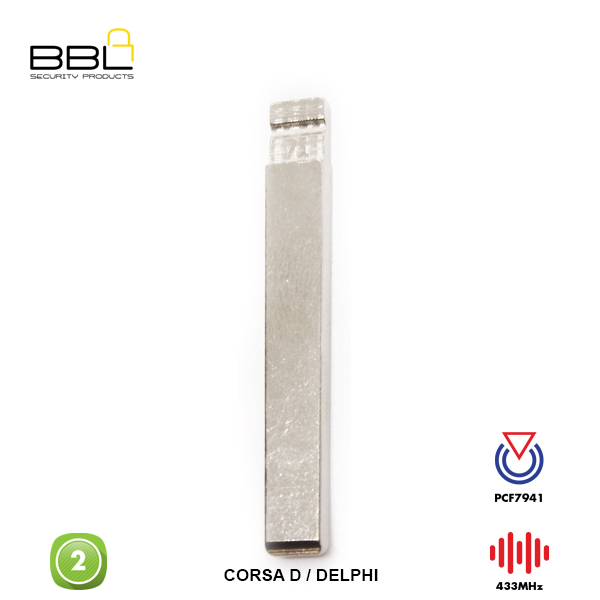 BBL Remote Opel Shape 2 Button REMC-OPEL-01D_C