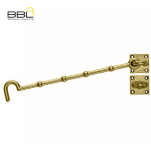 BBL Cabin Hook 250mm Brass Door Fittings BBFCH250-BP-1
