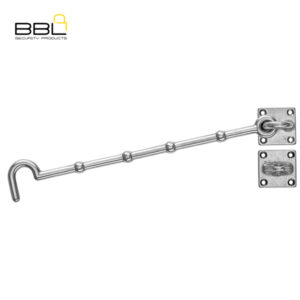 BBL Cabin Hook 250mm Satin Nickel Door Fittings BBFCH250-SN-1