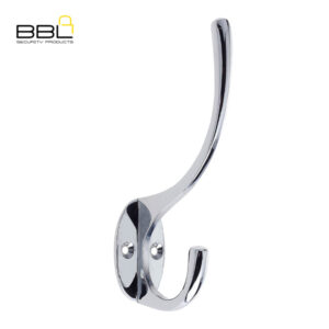 BBL Coat & Hat Hook Satin Nickel Door Fitting BBFHK04SN-1