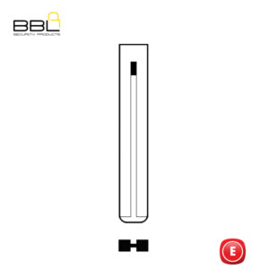 BBL Emergency Key Blade Toyota Shape KSC-TOY-121B