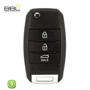 BBL Key Shells Hyundai Shape 3 Button KSC-KI-18A3