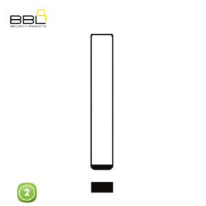 BBL Key Shells Opel Shape 2 Button KSC-OP-31