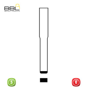 BBL Key Shells Range Rover Shape 5 Button KSC-LAND-13C