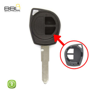 BBL Key Shells Suzuki Shape 2 Button KSC-SUZ-08A