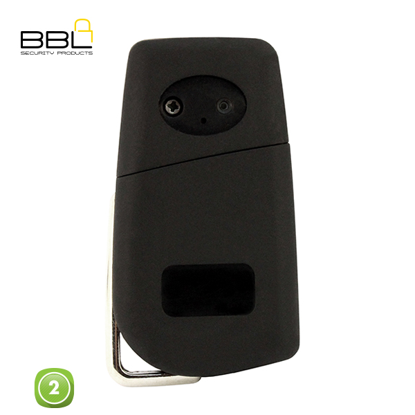 BBL Key Shells Toyota Shape 2 Button KSC-TOY-122A-3_B