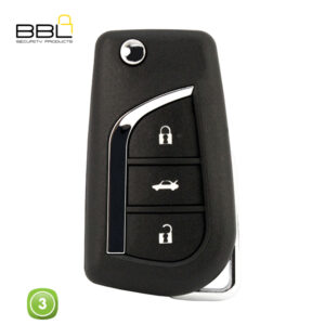 BBL Key Shells Toyota Shape 3 Button KSC-TOY-122B-2