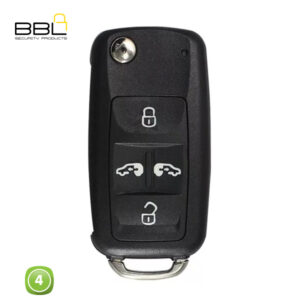 BBL Key Shells Volkswagen Shape 4 Button KSC-V-59C