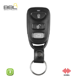 BBL Remote Hyundai Shape 3 Button REMC-HYU-03B