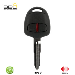 BBL Remote Mitsubishi Shape 2 Button REMC-MIT-04