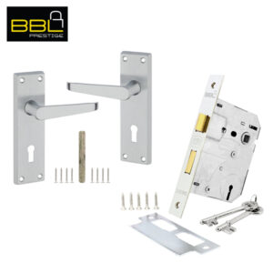 LOCK WORX 6″ Handles Mortice Lockset LWM587-24-53CH-