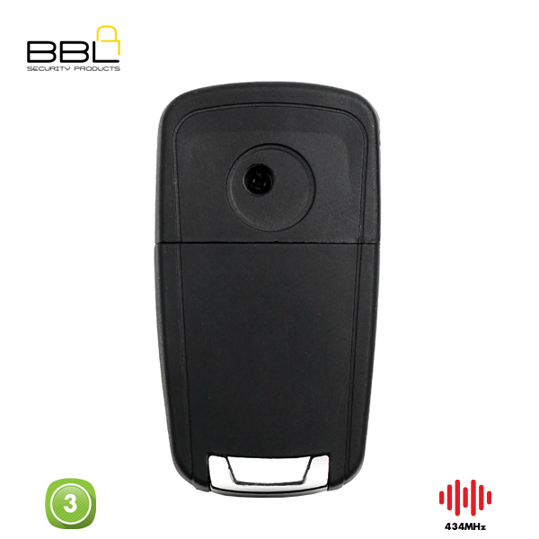 BBL Remote Chevrolet Shape 3 Button REMC-CHEV-01_C