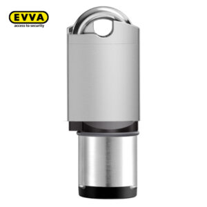 EVVA 17mm Shackle Nickel AirKey Padlock EAHAHM24SS17NI
