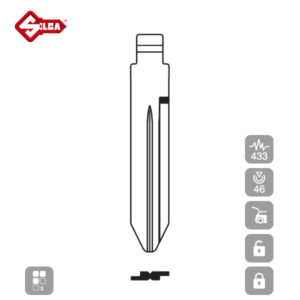 SILCA Proximity, Slot and Remote Vehicle Keys 3 Button CY24AP28