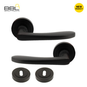 BBL Handle on Rose Aluminium Handle BBI-AL08002BBLB