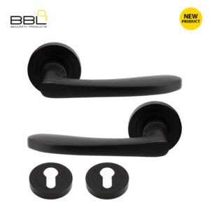 BBL Handle on Rose Aluminium Handle BBI-AL08002CBLB