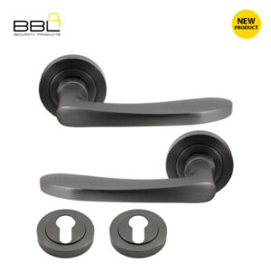 BBL Handle on Rose Aluminium Handle BBI-AL08002CMSB