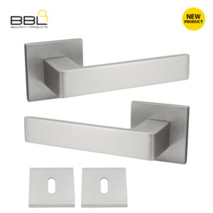 BBL Java Handle on Rose Aluminium Handle BBI-AL26025B-SC