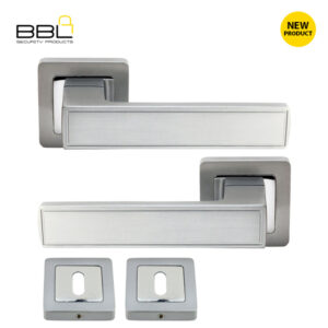 BBL Rio Handle on Rose Aluminium Handle BBI-AL21823B-SCC