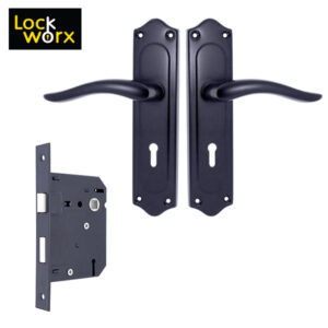 LOCK WORX Marble Handles Mortice Lockset LWL-MAR-3LGN