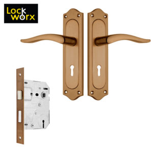 LOCK WORX Marble Handles Mortice Lockset LWL-MAR-3LCR