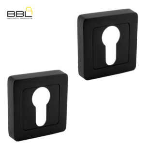 BBL Square Cylinder Zinc Escutcheon BBFZR23-CLBL