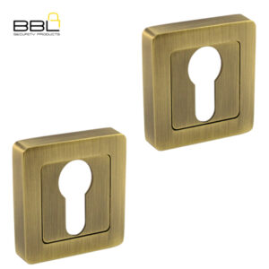 BBL Square Cylinder Zinc Escutcheon BBFZR23-CLMAB