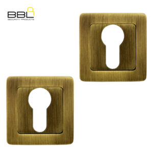 BBL Square Cylinder Zinc Escutcheon BBFZR23-CLMAB