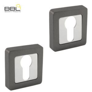 BBL Square Cylinder Zinc Escutcheon BBFZR23-CLMS