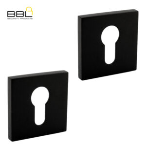 BBL Square Cylinder Zinc Escutcheon BBFZR25-CLBL