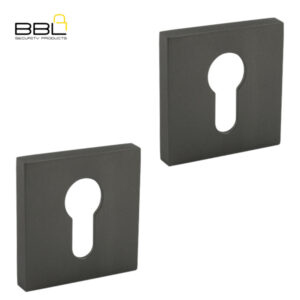 BBL Square Cylinder Zinc Escutcheon BBFZR25-CLMSB