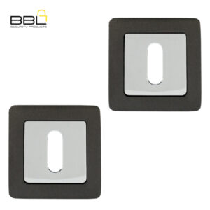 BBL Square Keyway Zinc Escutcheon BBFZR23-0BMS