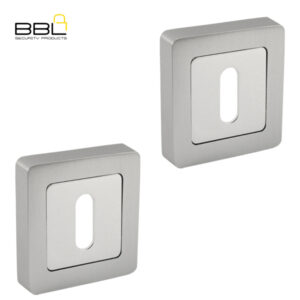 BBL Square Keyway Zinc Escutcheon BBFZR23-0BSC