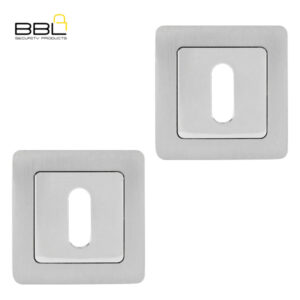 BBL Square Keyway Zinc Escutcheon BBFZR23-0BSC