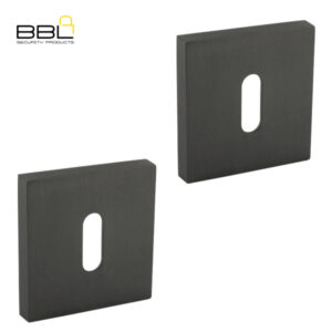 BBL Square Keyway Zinc Escutcheon BBFZR25-0BMSB