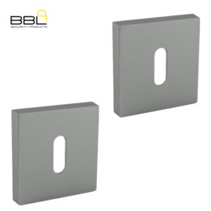 BBL Square Keyway Zinc Escutcheon BBFZR25-0BMSC