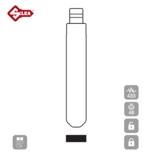 SILCA Proximity, Slot and Remote Vehicle Key 2 Button HON66R08
