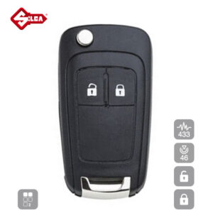 SILCA Proximity, Slot and Remote Vehicle Key 2 Button HU100R26