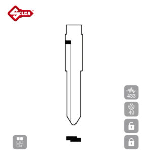 SILCA Proximity, Slot and Remote Vehicle Key 2 Button HU133RR19