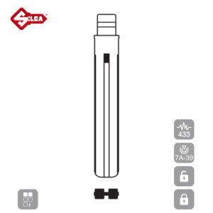 SILCA Proximity, Slot and Remote Vehicle Key 2 Button TOY49R25