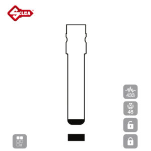 SILCA Proximity, Slot and Remote Vehicle Key 2 Button VA150S21