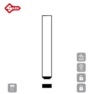 SILCA Proximity, Slot and Remote Vehicle Key 2 Button VA2R27