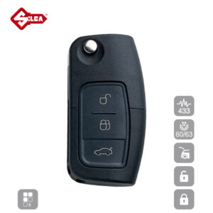 SILCA Proximity, Slot and Remote Vehicle Key 3 Button FO21R10